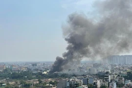 Hiện trường vụ hỏa hoạn.