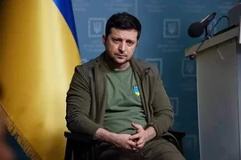 Tổng thống Ukraine Vladimir Zelensky lãnh đạo cuộc chiến chống Nga trên mạng