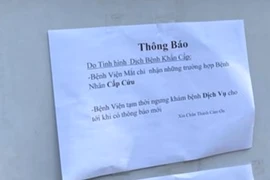 Bệnh viện Mắt TP.HCM tạm ngưng khám bệnh vì COVID-19