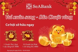 Dùng ngân hàng điện tử Seabank "vui xuân sang, săn chuột vàng"