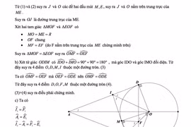 TP.HCM: Gợi ý đáp án đề thi môn Toán vào lớp 10 THPT