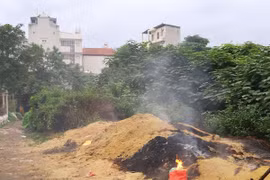 Rác thải vây Mễ Trì