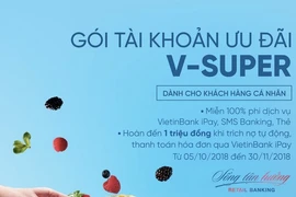 Nhiều ưu đãi từ Gói tài khoản thanh toán V-SUPER