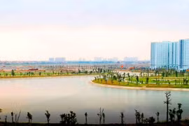 Hồ điều hòa – Lá phổi xanh trong lòng khu đô thị Thanh Hà Mường Thanh