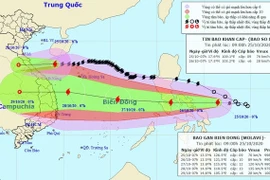 Bão Molave có thể mạnh cấp 13 trước khi đổ bộ