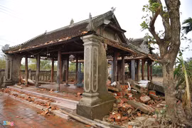 Nhà lưu niệm tướng Võ Nguyên Giáp hỏng nặng sau trận lũ lịch sử