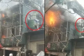 Vụ "người hùng" cứu em bé khỏi đám cháy: Tia lửa điện tóe ra từ ổ cắm nồi cơm