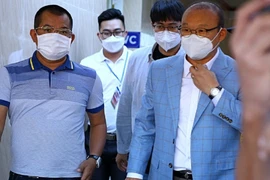 HLV Park Hang-seo đi tuyển quân ở Bình Định