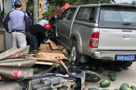 Khởi tố vụ xe biển xanh gây tai nạn ở Thanh Hóa