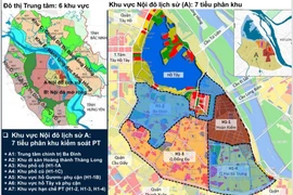 Quy hoạch phân khu nội đô lịch sử: Không gian đô thị chủ yếu là công trình thấp tầng