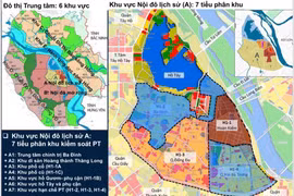 Quy hoạch phân khu nội đô lịch sử: Không gian đô thị chủ yếu là công trình thấp tầng