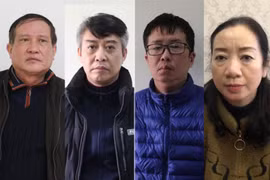 4 bị can trong vụ án.