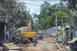 An Giang: Nhà thầu dự án đường liên xã Mỹ Khánh thi công ẩu?