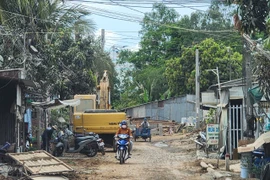 An Giang: Nhà thầu dự án đường liên xã Mỹ Khánh thi công ẩu?