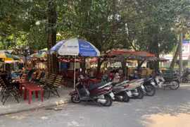 TP HCM: Chiếm công viên, vỉa hè thành nơi kinh doanh, để xe