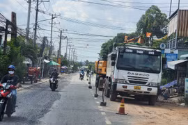 Đồng Nai: Cận cảnh Dự án cải tạo, nâng cấp đường Hùng Vương huyện Nhơn Trạch