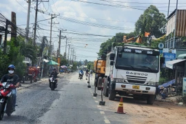 Đồng Nai: Cận cảnh Dự án cải tạo, nâng cấp đường Hùng Vương huyện Nhơn Trạch