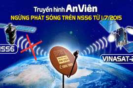 Truyền hình An Viên ngừng phát tín hiệu từ vệ tinh NSS6 