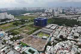 Dự án nhà ở - biệt thự Green Star Sky Garden nhìn từ flycam
