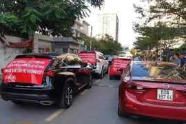 Phúc Yên, Phát Đạt tranh chấp chỗ đỗ xe trong chung cư: Cư dân phải đậu ô tô ở vỉa hè