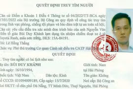 Hải Phòng: Truy tìm nam thanh niên thuê hàng chục ô tô mang thế chấp