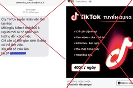 Loạt bẫy lừa đảo tuyển dụng làm việc trên TikTok