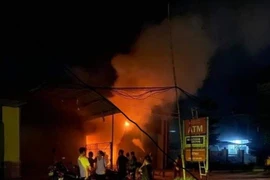 Hải Phòng: Cây ATM của Agribank bị thiêu rụi trong đêm