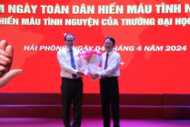 Hải Phòng: Tưng bừng mít tinh hưởng ứng ngày toàn dân hiến máu tình nguyện