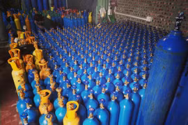 Hải Phòng: Đang truy tìm chủ sở hữu của hàng nghìn bình chứa “khí sung sướng“