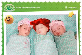 Ca sinh 3 tự nhiên cùng trứng hiếm gặp