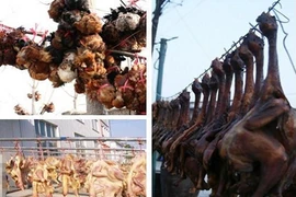 Tận mục cách chế biến gà hong gió dã man nhất