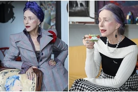 Ngắm cụ bà 74 tuổi mặc đẹp đến gái trẻ phải thèm