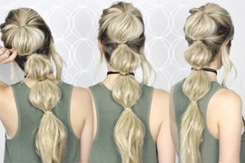 Cách tạo kiểu tóc năng động, hot nhất Tiktok du xuân ngày Tết