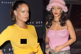 Rihanna không nội y khoe vòng một căng tràn, hiếm ảnh kín đáo 
