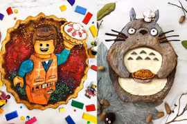 Ấn tượng những chiếc bánh nướng vô cùng đẹp mắt