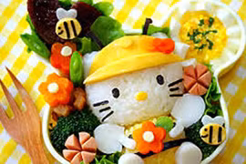 Học cách trình bày món ăn kiểu Nhật siêu cute