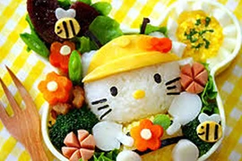 Học cách trình bày món ăn kiểu Nhật siêu cute