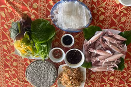 Mực nhảy Vũng Áng - đặc sản miền biển Hà Tĩnh bắt đầu vào mùa