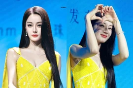 Địch Lệ Nhiệt Na cũng “chịu thua” chiếc váy màu vàng tươi