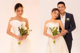 Cặp đôi triệu view TikTok hé lộ ảnh cưới, khác hẳn clip thường ngày