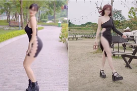 Bị nói mặc thiếu vải nơi công cộng Huyền Bear gay gắt lên tiếng