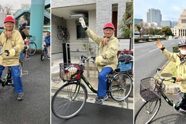 Cụ ông 89 tuổi đạp xe hàng trăm cây số thăm con