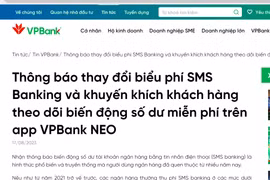Ngân hàng đua nhau tăng phí sms, người tiêu dùng thông minh phải làm gì?