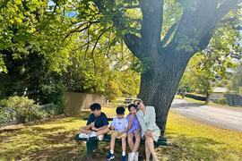 Ốc Thanh Vân khoe cuộc sống ở Úc bình yên bên 3 con nhỏ