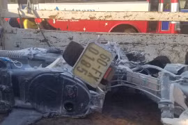 Va chạm gây chết người, xe khách Phương Trang che biển số