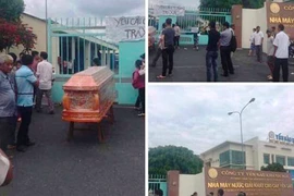 Vì sao quan tài xuất hiện trước cổng công ty Sanest Khánh Hòa?