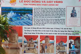 Thuê đất khu công nghiệp để xây tượng dát 88 lượng vàng kinh doanh tâm linh?