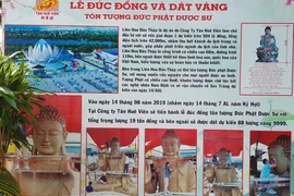 Thuê đất khu công nghiệp để xây tượng dát 88 lượng vàng kinh doanh tâm linh?