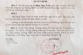 Vì sao nữ giáo viên khiếu nại quyết định chuyển công tác của Sở GD&ĐT Sóc Trăng?