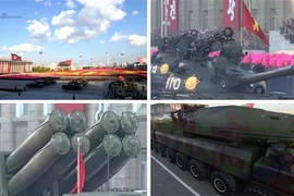Cận cảnh dàn vũ khí “khủng” Triều Tiên duyệt binh